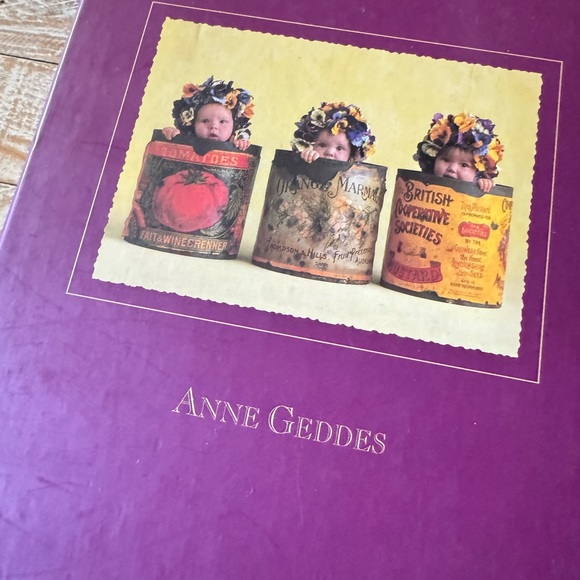 🦄🌸Rare! Anne Geddes Pansies Photo Box w/ Dividers🌸 - Picture 3 of 15